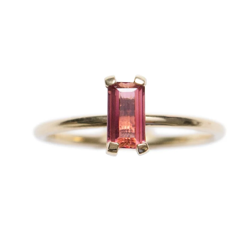 Romantic Heart-Shaped Jewelry For Special Gifts Petit Ingrid Ring Gold, Pink