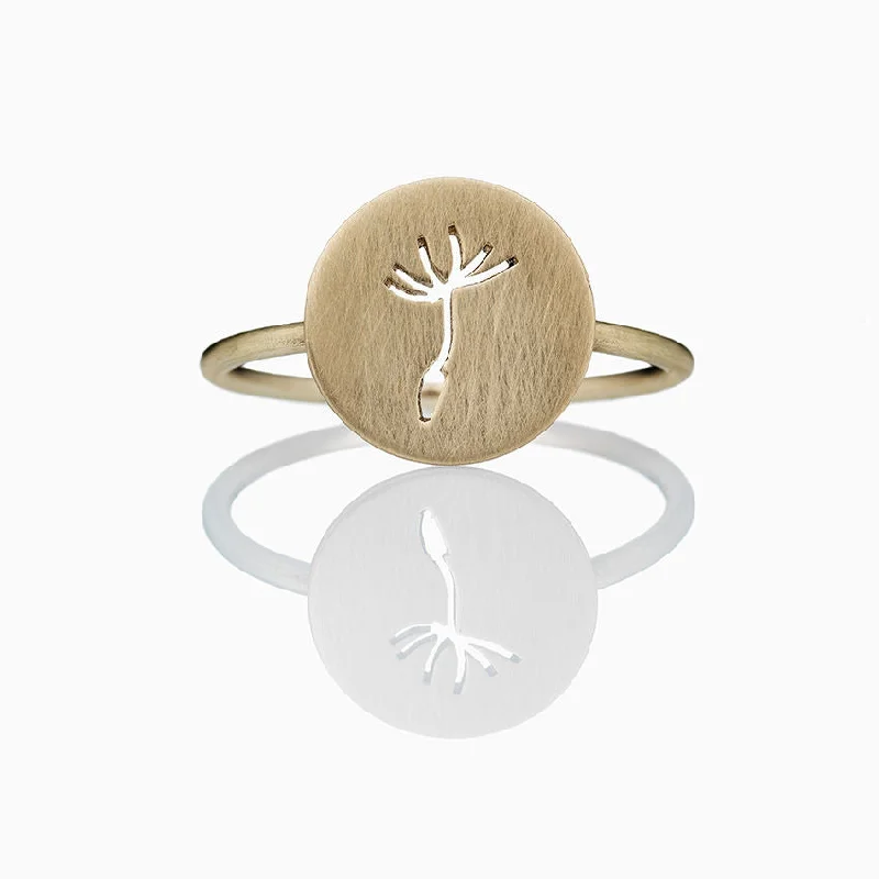The Jewelry Sale You've Been Waiting For Is Here Dandelion Round 14K Gold Ring