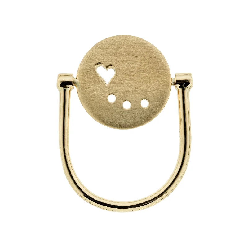 Your Perfect Accessory At The Perfect Price Heart & Dots 14K Gold Ring