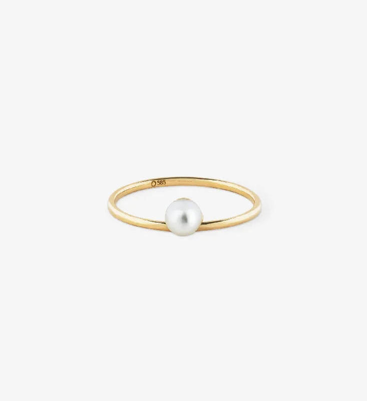 Shop Dazzling Rings, Earrings, And More At Special Discounts Floating Pearl Ring 04