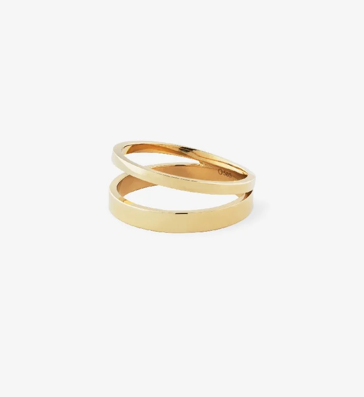 Trendy And Classic Jewelry Now At Reduced Prices Double Ring 0.00 in 14K Gold