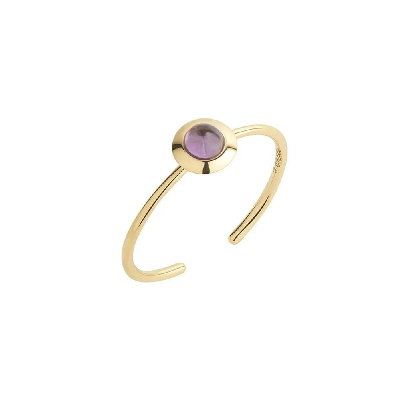 Huge Savings On Premium Jewelry Styles Gems of Cosmo 18K Gold Ring w. Amethyst