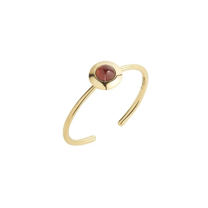 Limited-Stock Jewelry Sale – Shop Before It's Gone Gems of Cosmo 18K Gold Ring w. Garnet