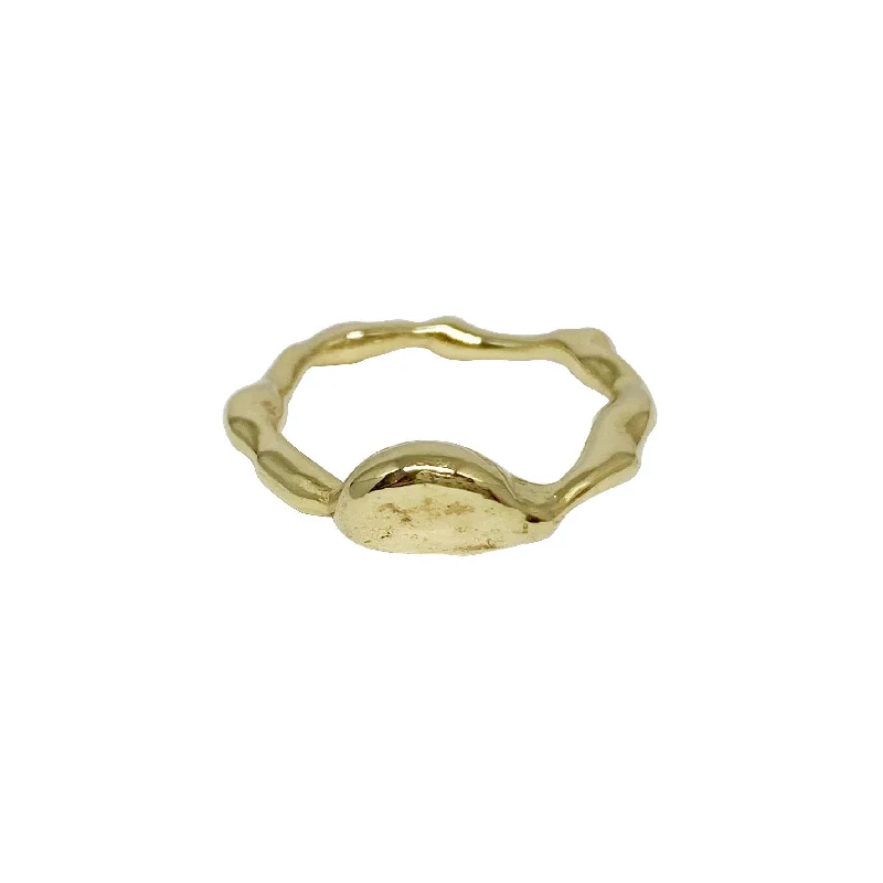 Final Call For Exquisite Jewelry At Reduced Rates Lunar Eclipse 14K Gold Ring