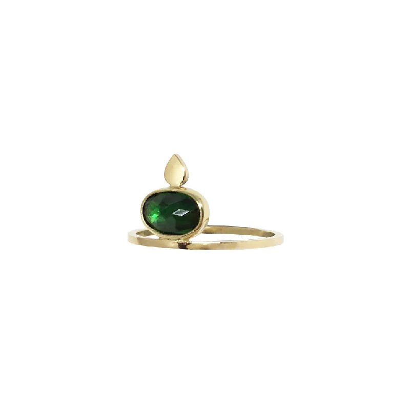 Premium Diamond Jewelry At Once-In-A-Lifetime Discounts Orient 14K Gold Ring w. Tourmaline