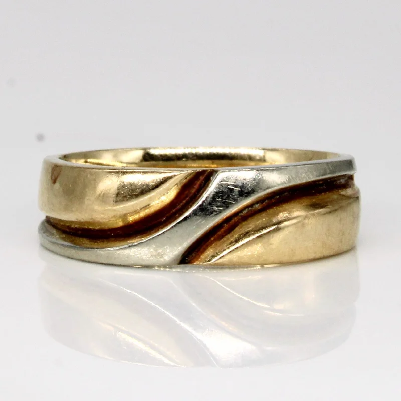 Shop Stylish Jewelry Now And Save Big 10k Two Tone Gold Ring | SZ 6.25 |