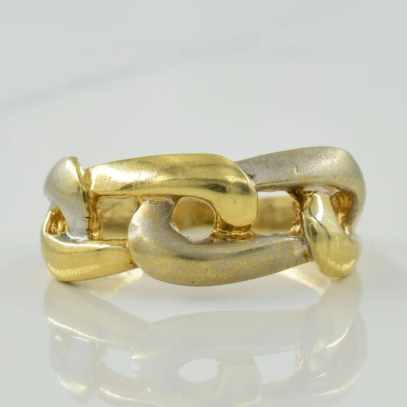 Limited-Time Jewelry Sale – Don't Miss These Deals 10k Two Tone Gold Ring | SZ 7 |