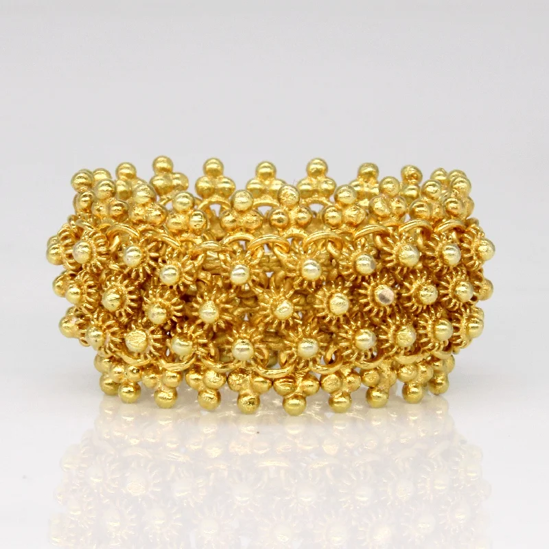 Timeless Jewelry At Special Discount Rates 10k Yellow Gold Link Ring | SZ 8 |