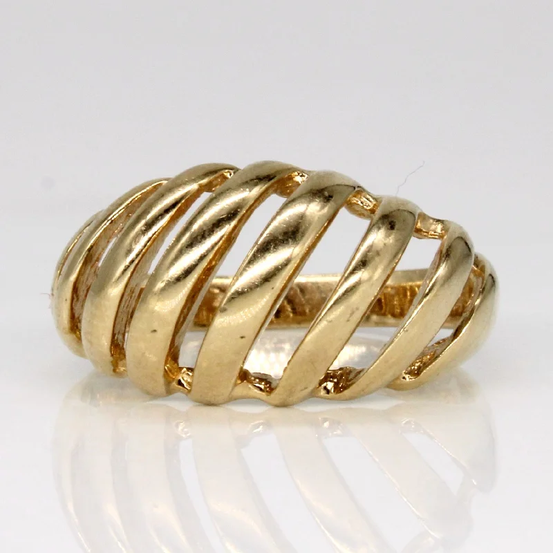 Chic And Stylish Jewelry At Exclusive Prices 10k Yellow Gold Ring | SZ 6.5 |