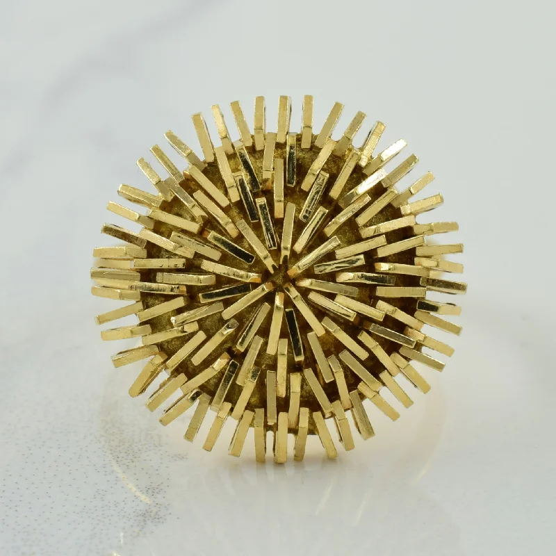 Sparkle In Style With Our Best Jewelry Deals 14k Yellow Gold Cocktail Ring | SZ 6.5 |