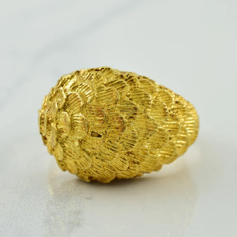 The Jewelry Sale You've Been Waiting For Is Here 18k Yellow Gold Textured Ring | SZ 5.75 |