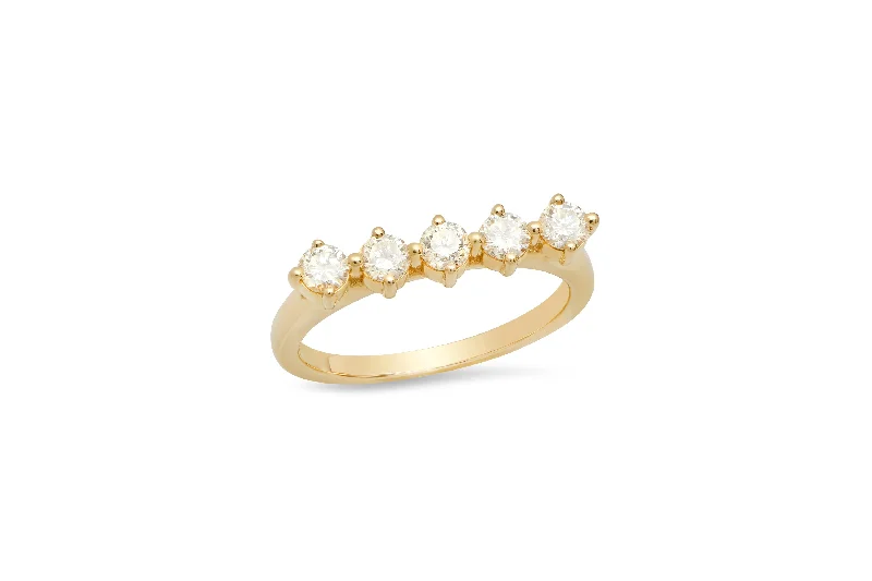 Unique Jewelry Designs Now At Discounted Rates 5 Diamond Punch Ring