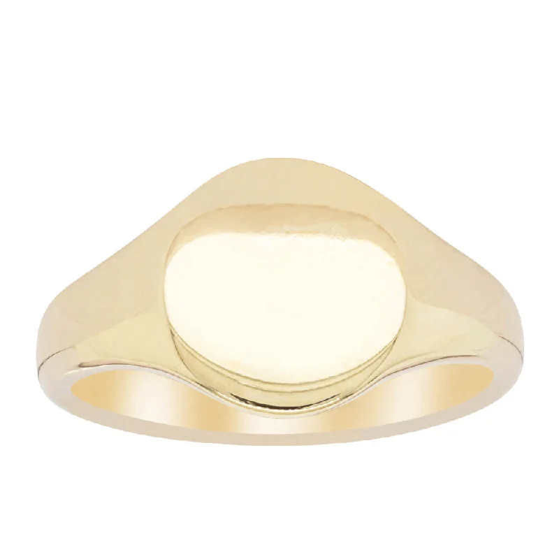 Fashion-Forward Jewelry At Incredible Prices 9ct Yellow Gold Classic Signet Ring