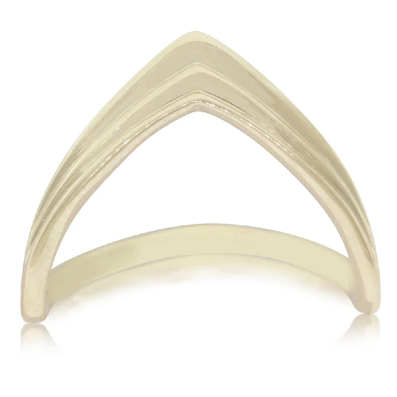 Limited-Time Jewelry Sale – Don't Miss These Deals 9ct Yellow Gold V Shaped Ring