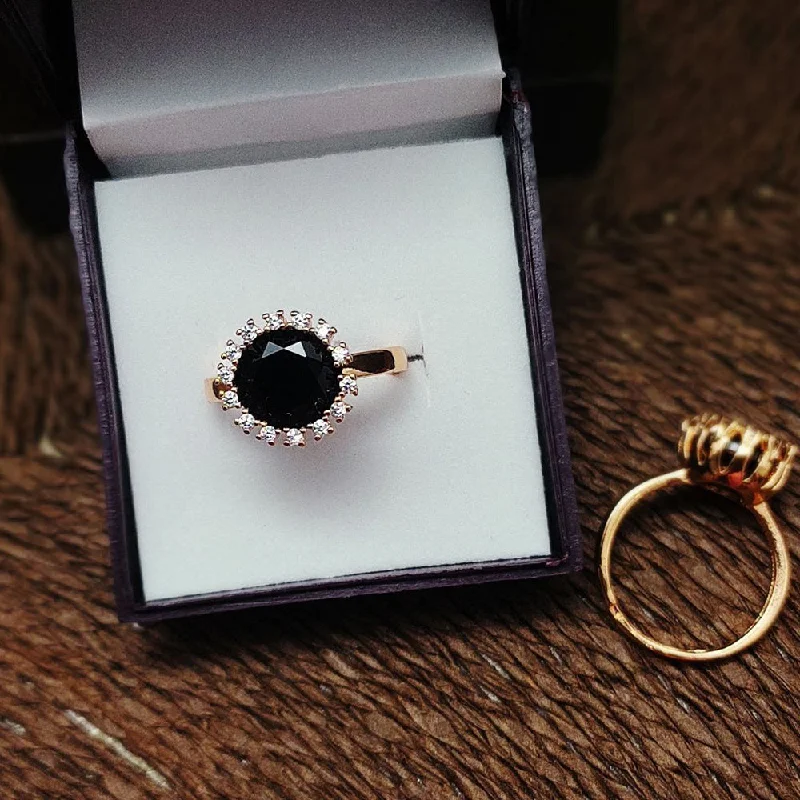 Clearance Sale On High-End Jewelry Collections Aamrapali Gold Plated Austrian Stone Ring Clearance Sale On High-End Jewelry Collections Aamrapali Gold Plated Austrian Stone Ring