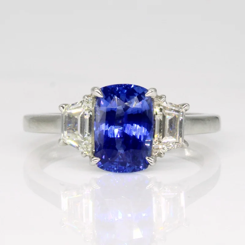 Get The Jewelry You Love At A Price You Love Art Deco Style Sapphire & Diamond Ring | 2.06ct, 0.70ctw | SZ 6 |