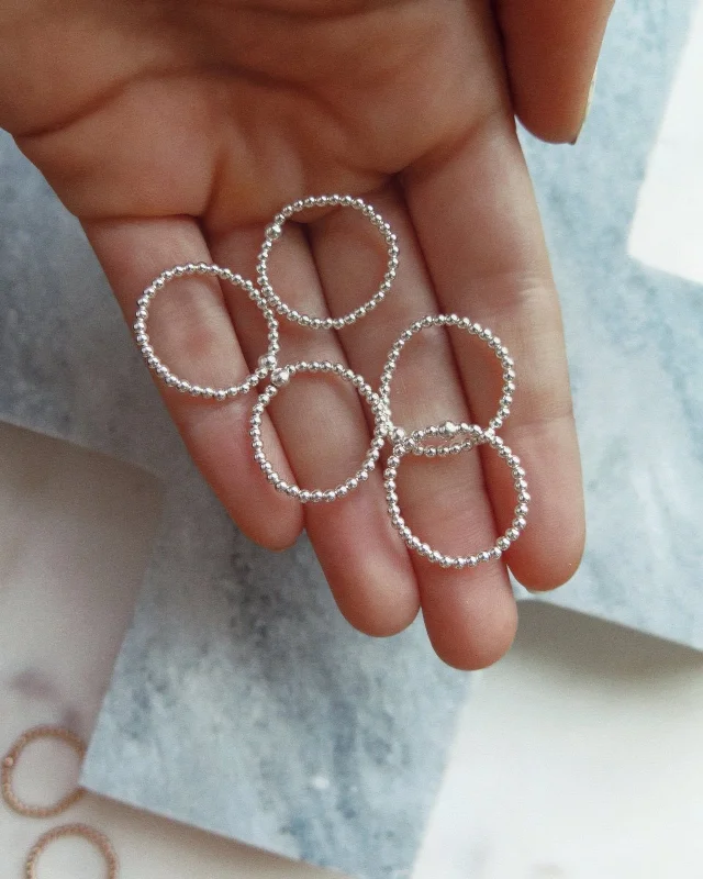 Once-A-Year Jewelry Deals – Shop Before They’Re Gone Beaded Ring  - Sterling Silver