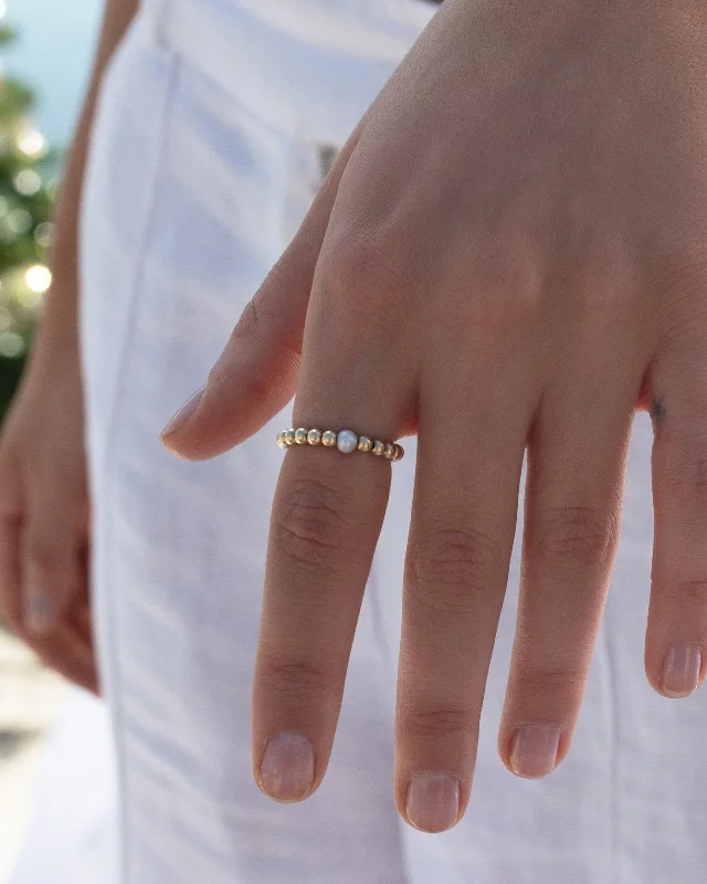 Huge Savings On Timeless Jewelry Collections Beaded Ring With Freshwater Pearl