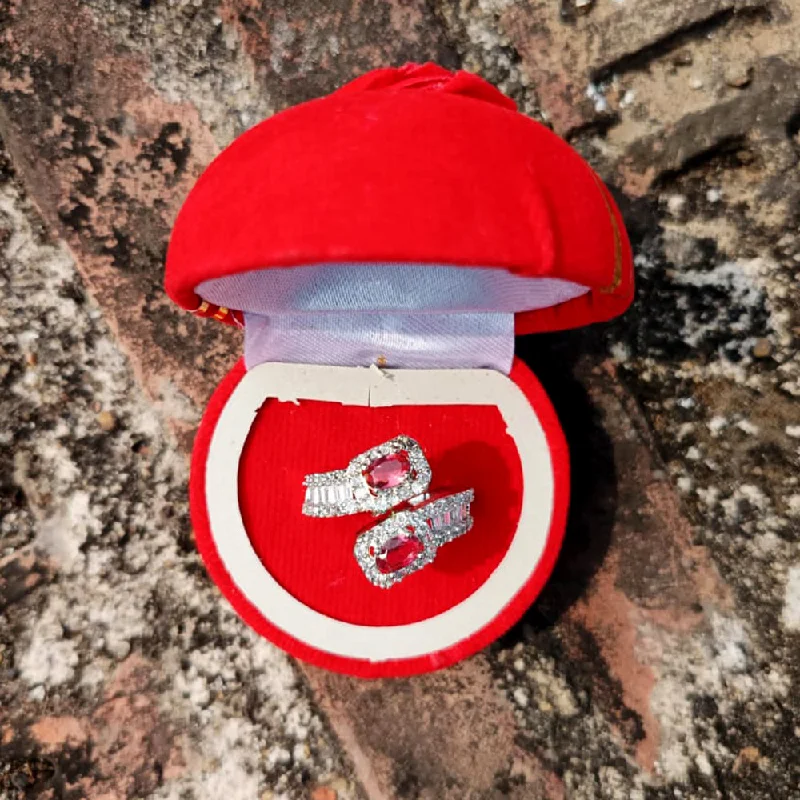 Affordable Elegance – Premium Jewelry At Special Prices BK Fashion Silver Plated AD Ring