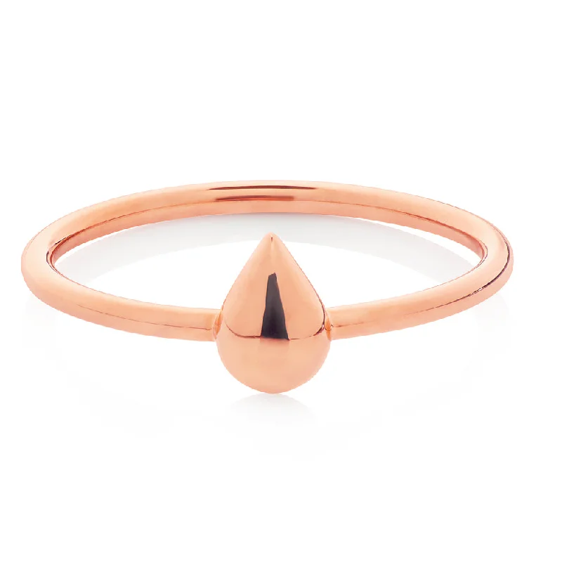 Jewelry Sale Alert – Shop Timeless Elegance Today Boh Runga Droplet Ring - Rose Gold