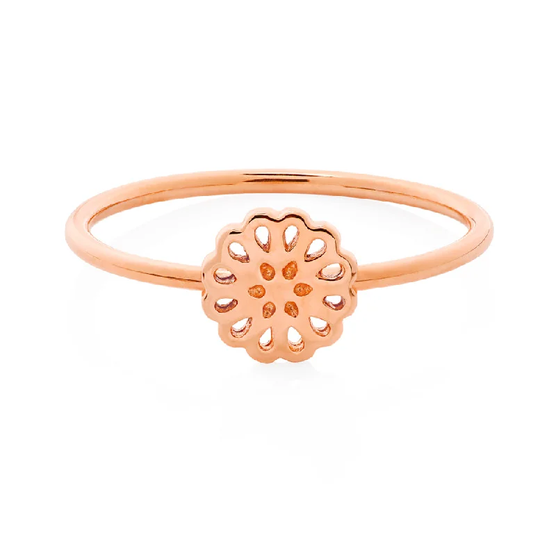 Exclusive Jewelry Sale Event – Shop Now Boh Runga Lotus Ring - Rose Gold