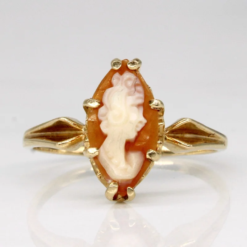 Holiday Jewelry Sale – Perfect Gifts At The Best Prices Carved Shell Cameo Ring | 1.00ct | SZ 6.75 |