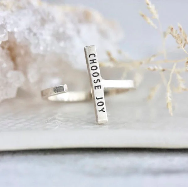 Timeless Elegance, Temporary Discounts – Act Fast Choose Joy: Single Bar Ring by Christina Kober Timeless Elegance, Temporary Discounts – Act Fast Choose Joy: Single Bar Ring by Christina Kober