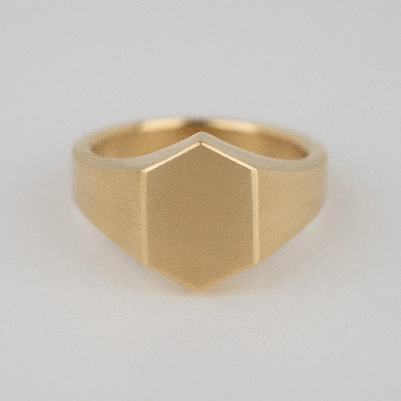 Limited-Time Offer On Elegant Jewelry Pieces Classic Hex Signet
