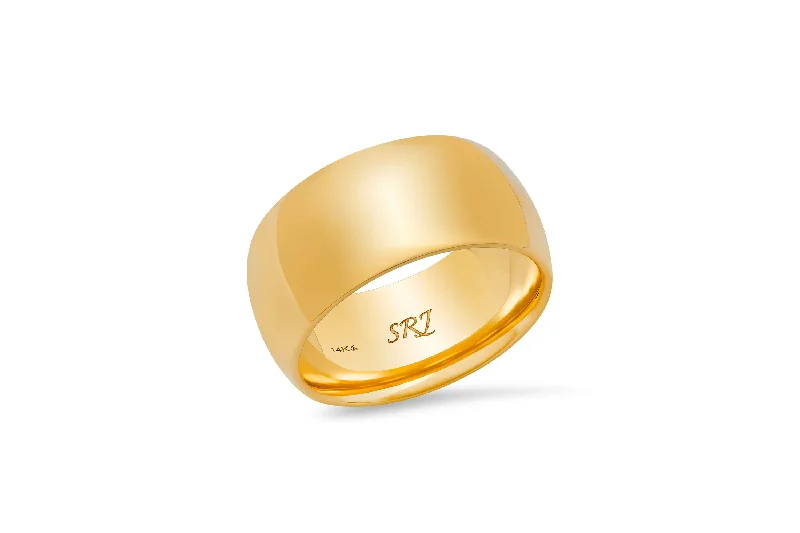 Limited-Time Jewelry Sale – Don't Miss These Deals 10mm Wide Gold Ring