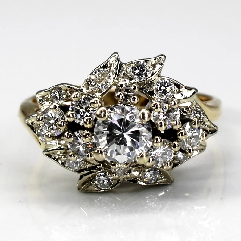 Don't Miss These Dazzling Jewelry Discounts Cluster Set Diamond Ring | 1.23ctw VS1 G/H | SZ 8.25 |