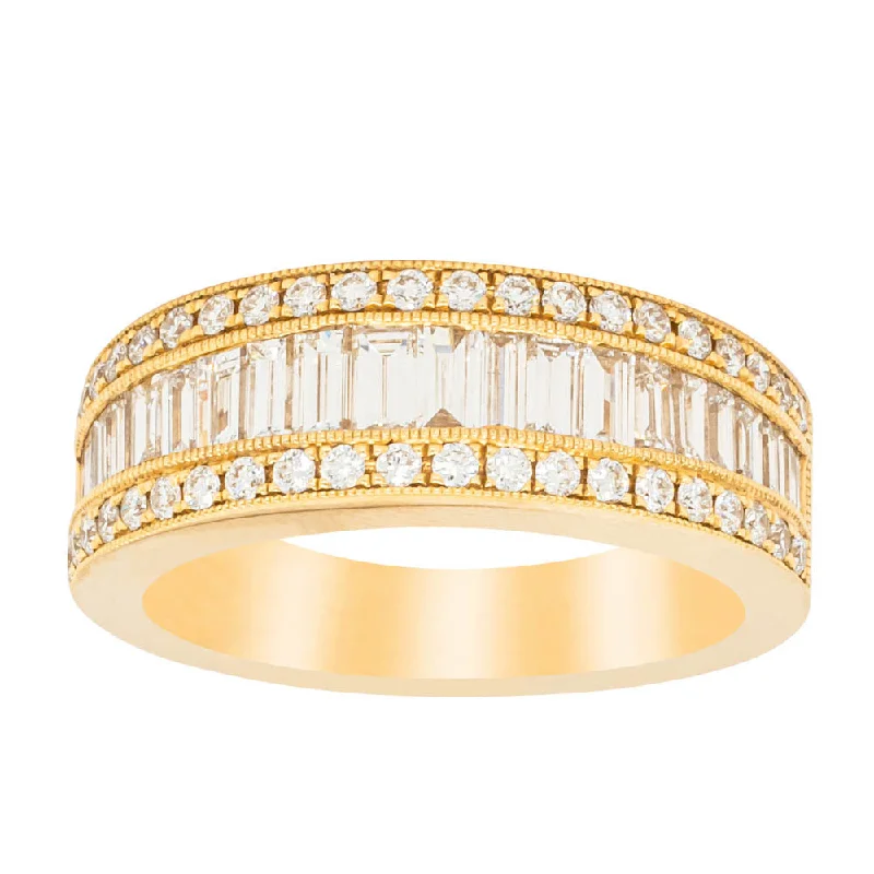 Clearance Sale On High-End Jewelry Collections 18ct Yellow Gold 1.29ct Diamond Imperial Ring