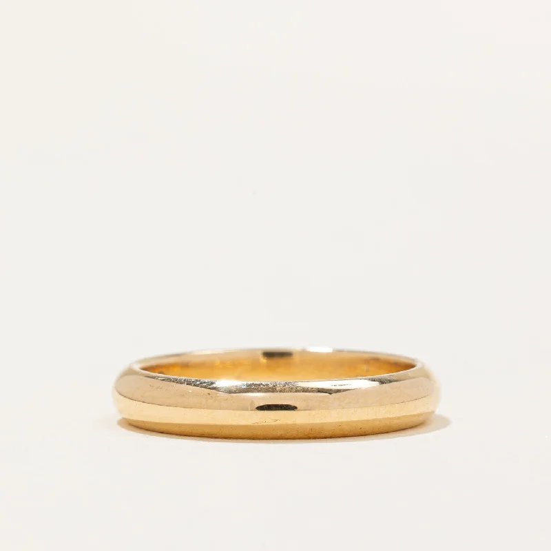 Stunning Jewelry Pieces At The Lowest Prices Ever 'Cartier' 1895 Wedding 3.5mm Yellow Gold 18k Band | SZ 6.5 |