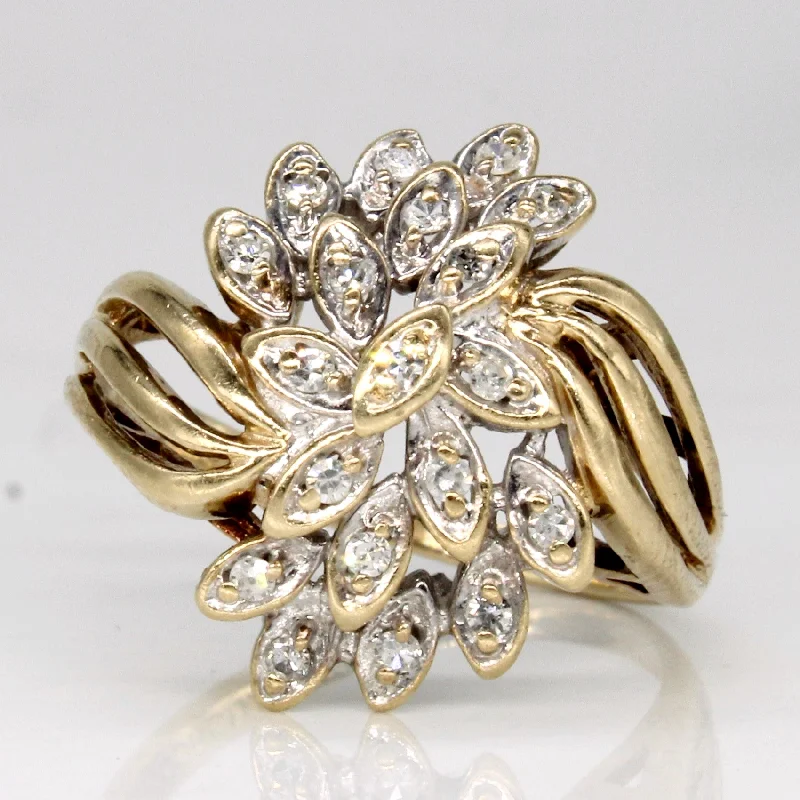 Timeless Jewelry Styles At Wallet-Friendly Prices Diamond Bypass Ring | 0.10ctw | SZ 6.25 |