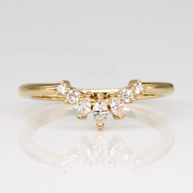 Must-Have Jewelry At Irresistible Discounts Diamond Contour Ring | 0.10ctw | SZ 4.25 |