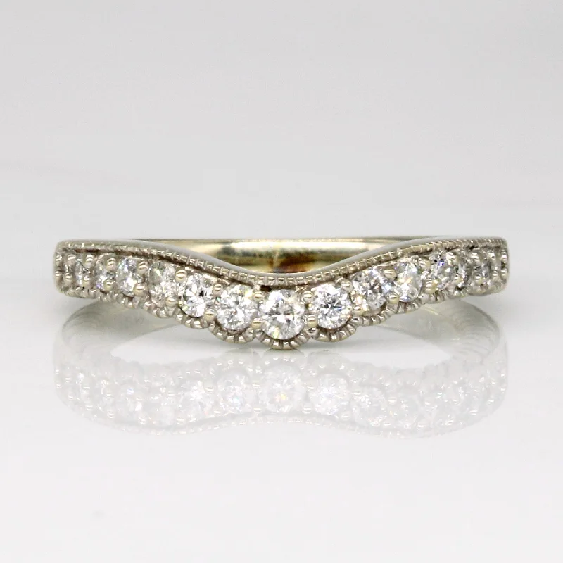 Jewelry Clearance Event – Stock Up Before It's Over Diamond Contour Ring | 0.23ctw | SZ 5.75 |