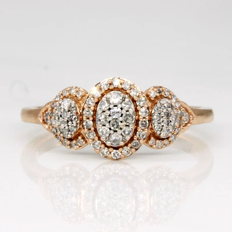 Your Perfect Accessory Now At The Best Price Diamond Cluster Ring | 0.40ctw | SZ 7 |