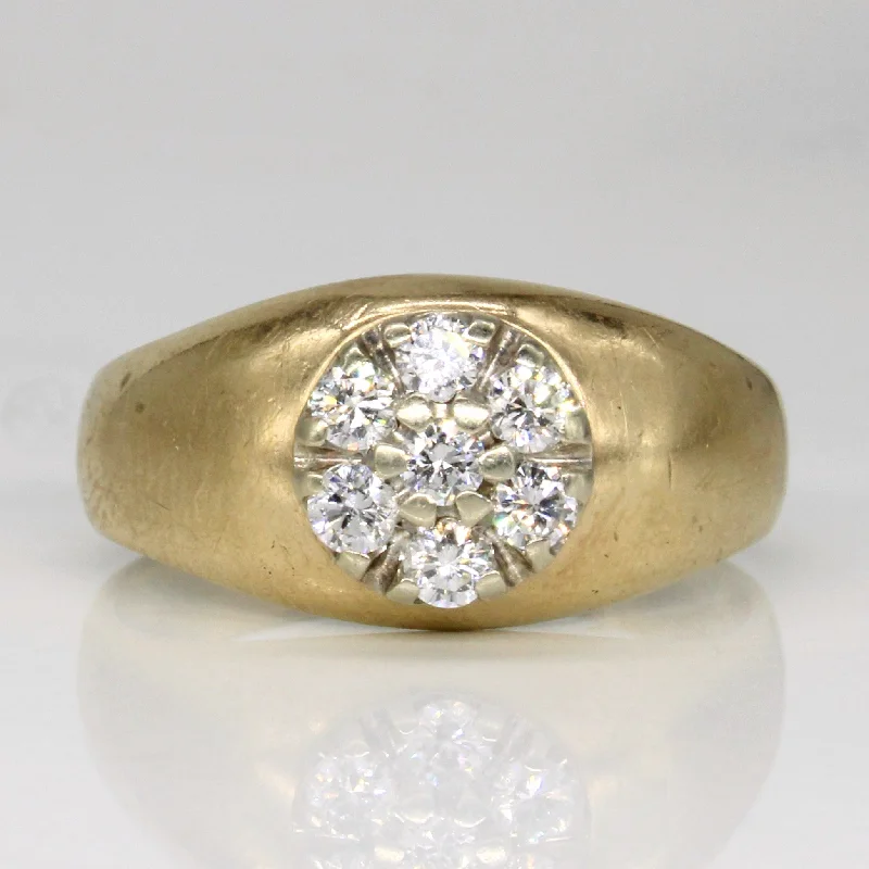 Affordable Luxury Jewelry – Style At A Great Price Diamond Cluster Ring | 0.42ctw | SZ 10 |