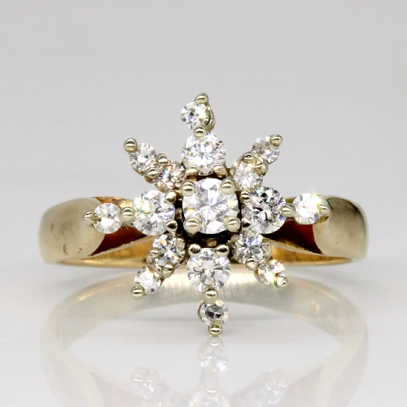 Unbeatable Offers On Luxury And Everyday Jewelry Diamond Cocktail Ring | 0.58ctw | SZ 7.25 |