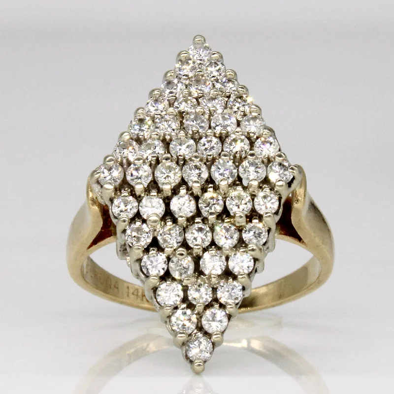 Big Savings On Your Favorite Jewelry Pieces Diamond Cocktail Ring | 1.00ctw | SZ 6 |