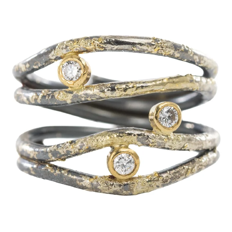 Stunning Statement Jewelry, Unbeatable Discounts Diamond + Dust Orbit Ring