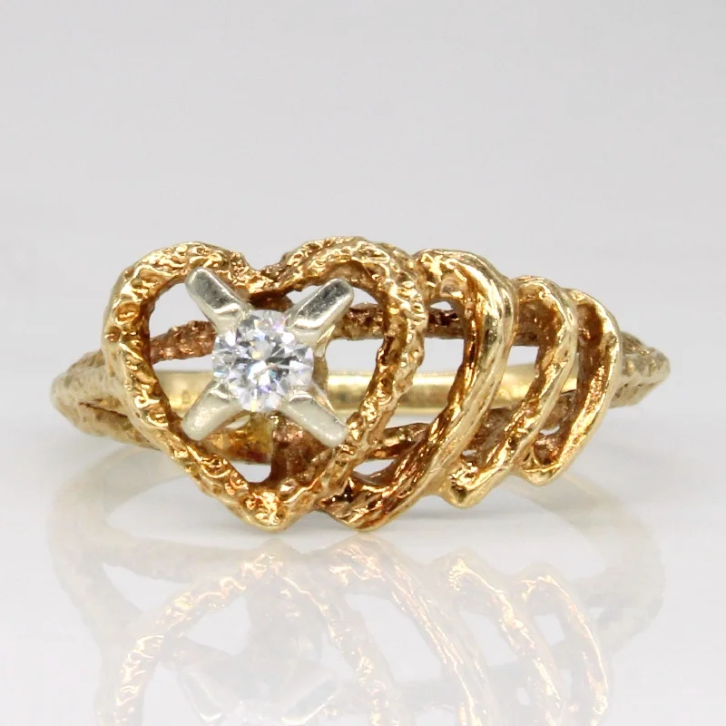 Shop Signature Jewelry Styles At Exclusive Prices Diamond Heart Ring | 0.08ct | SZ 4.25 |