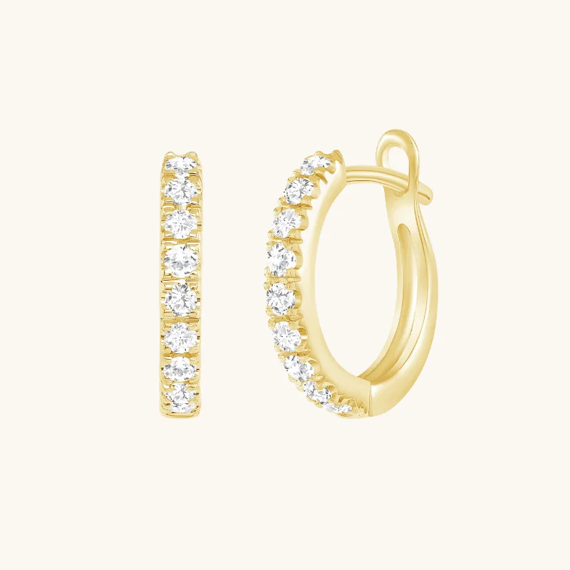 Unmissable Discounts On Timeless Jewelry Pieces Diamond Huggie Earrings