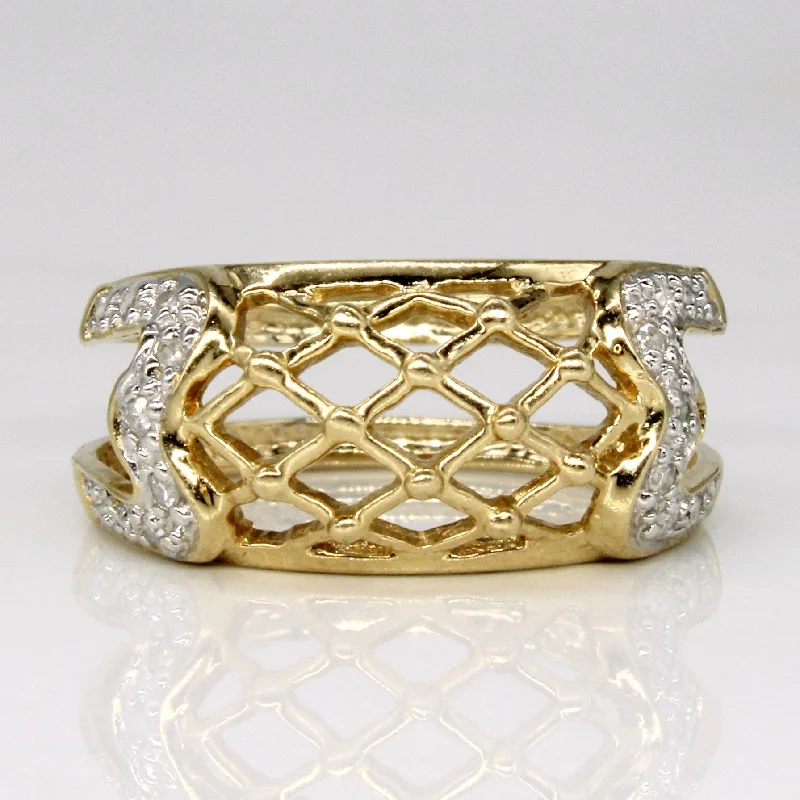 Don't Miss Out On Bestselling Jewelry At Special Prices Diamond Lattice Ring | 0.09ctw | SZ 6.25 |