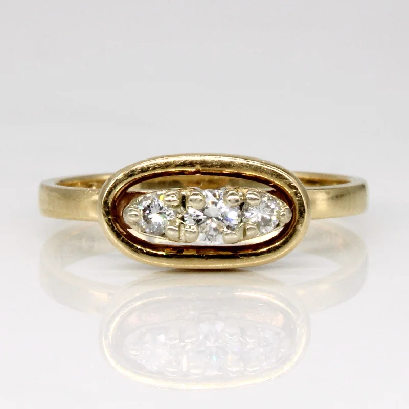 Timeless Jewelry, Timeless Savings – Don't Wait Diamond Ring | 0.17ctw | SZ 6.5 |