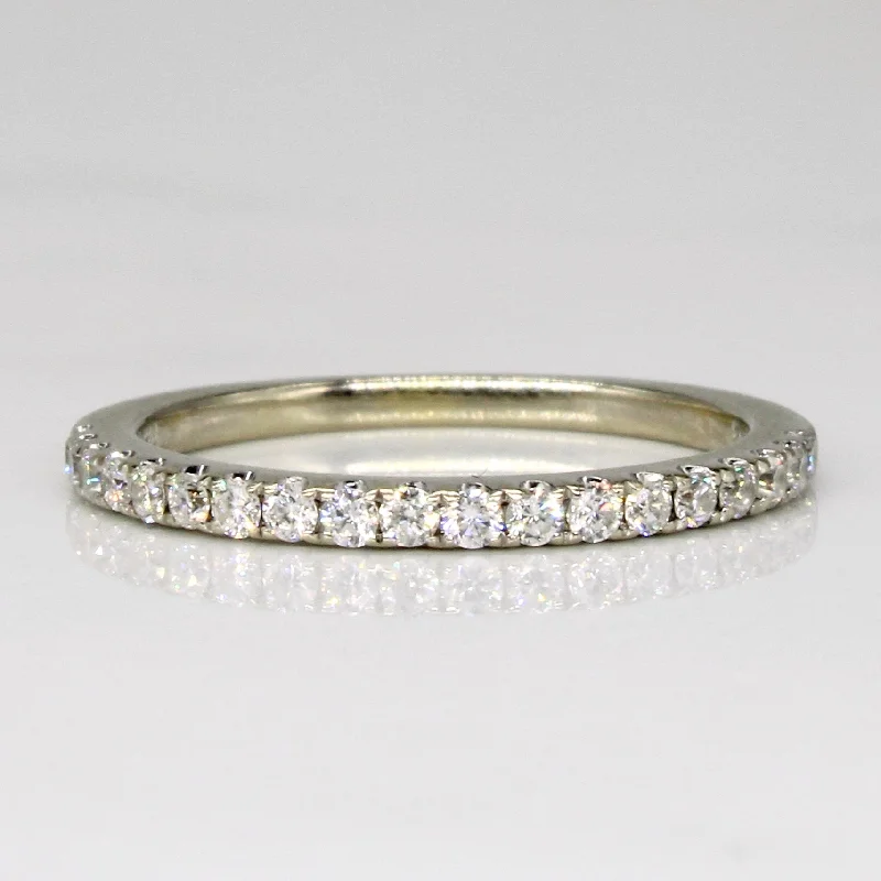 Elevate Your Outfit With Discounted Statement Jewelry Diamond Semi Eternity Band | 0.20ctw | SZ 5.25 |