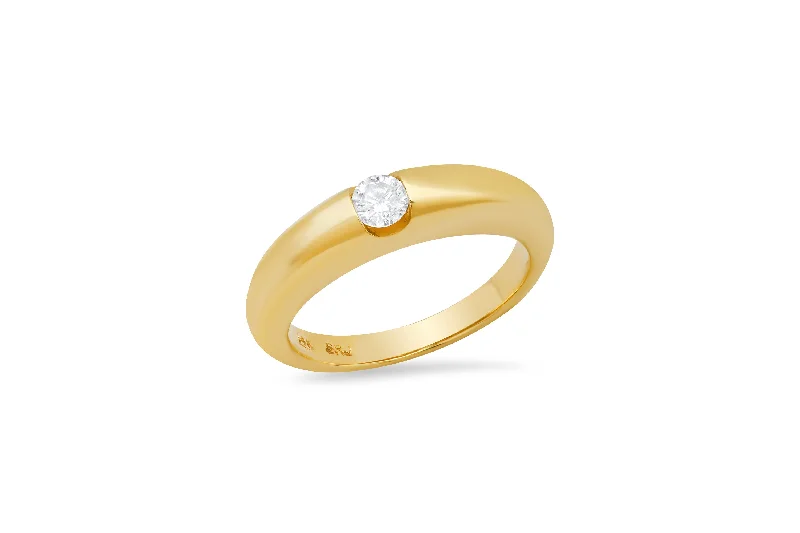 Trending Jewelry Styles Now At Limited-Time Discounts Domed Diamond Pinky Ring