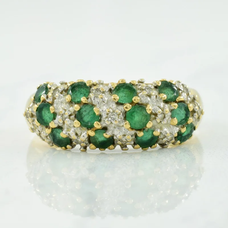 Huge Savings On Premium Jewelry Styles Emerald & Diamond Ring | 0.60ctw, 0.06ctw | SZ 8 |