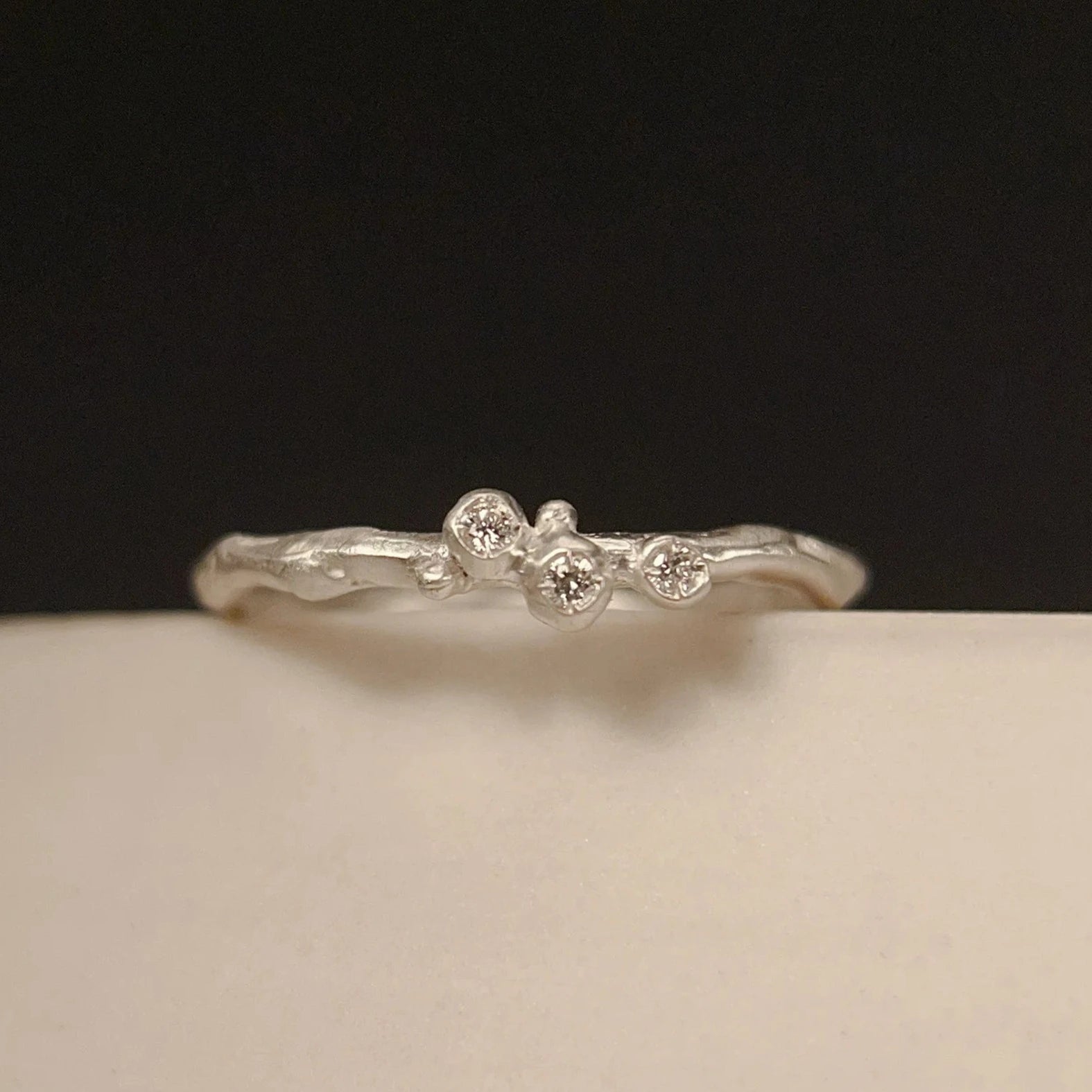 Shop Fine Jewelry With Amazing Deals Encrusted Tiny Branch Ring - Silver