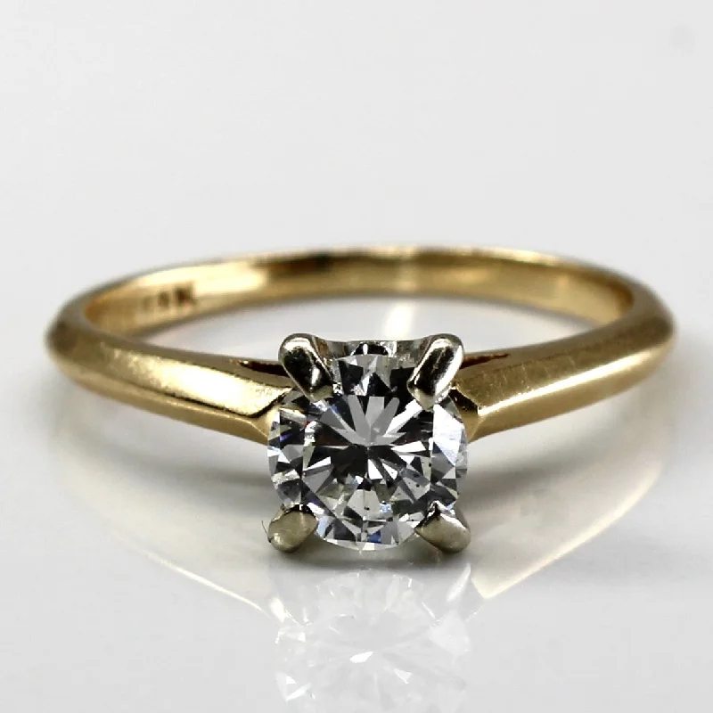 Limited-Time Offer On Elegant Jewelry Pieces Four Prong Solitaire Diamond Ring | 0.73ct SI1 H/I | SZ 7 |