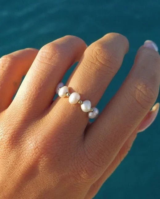 Adjustable Charm Bracelets For A Perfect Fit Freshwater Pearl Small Beaded Ring